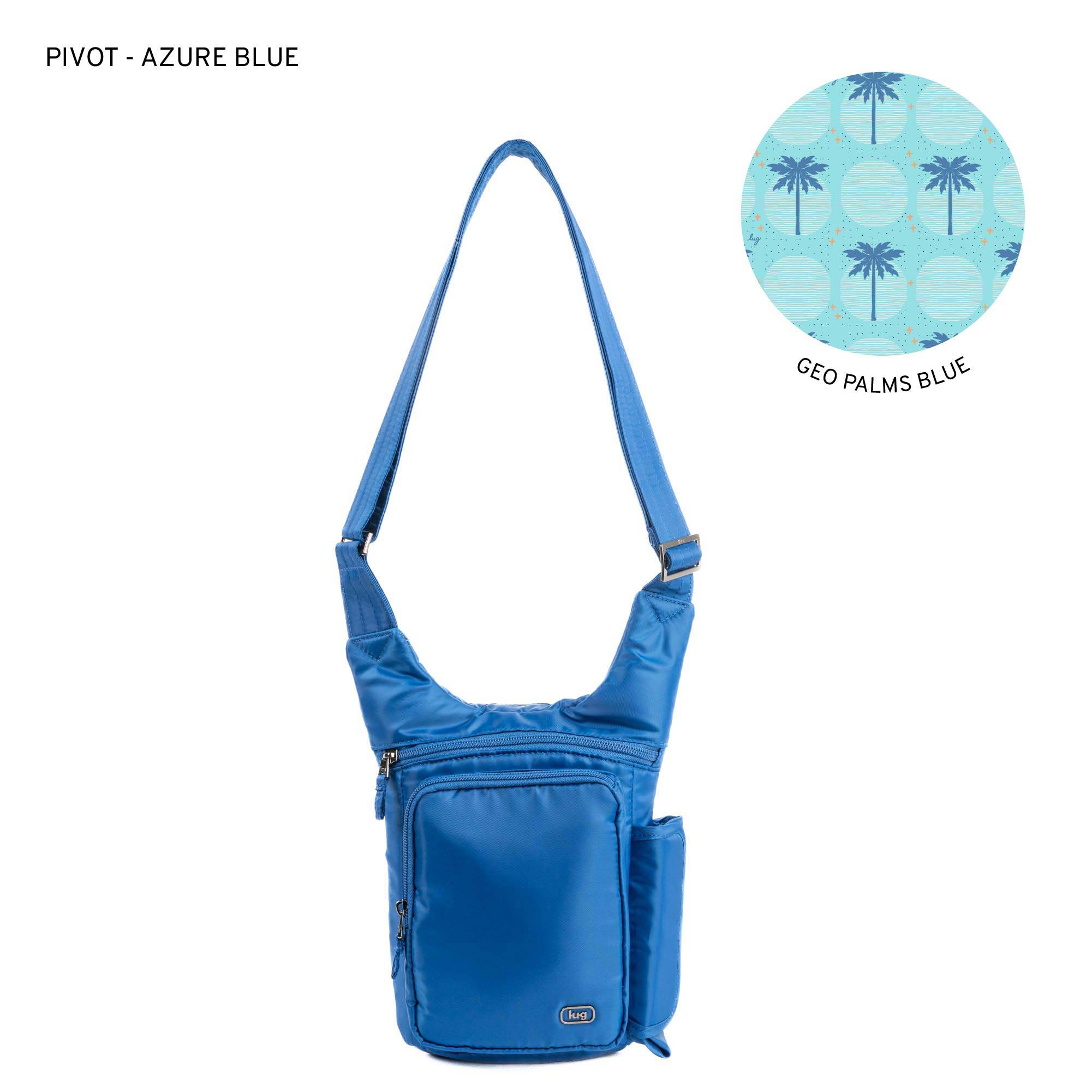 Pivot Crossbody Bag - AZURE BLUE - 24226_Pivot_AzureBlue_Angle_01